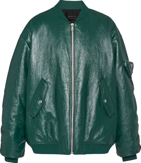 prada green leather bomber|prada online shopping usa.